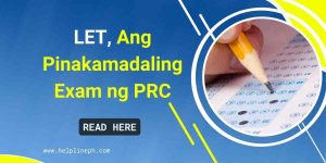 Pinakamadaling Exam ng PRC