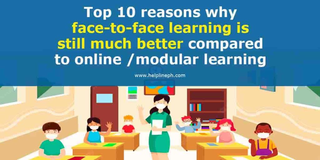 Top 10 reasons why face-to-face learning is still much better compared ...