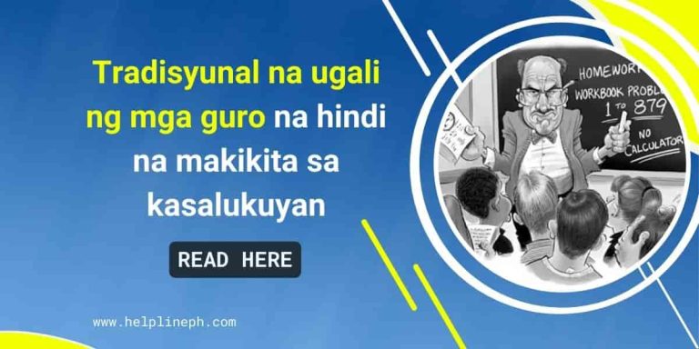 ugali ng mga guro