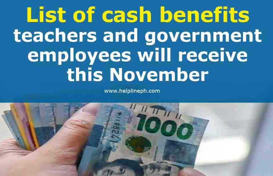 cash benefits