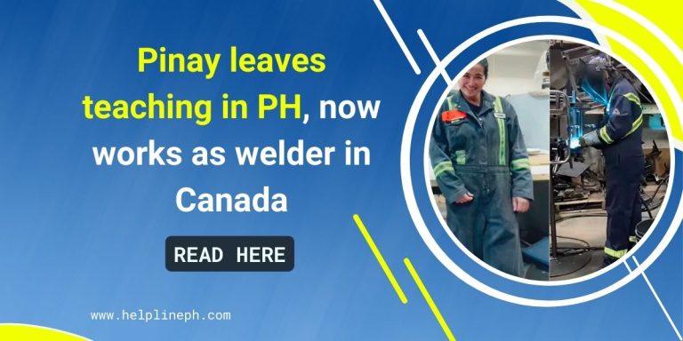 Pinay leaves teaching