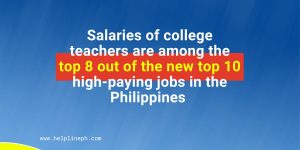 Salaries of college teachers