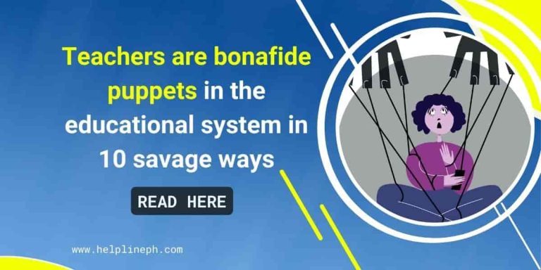 Teachers are bonafide puppets