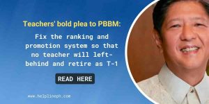 Teachers' bold plea to PBBM