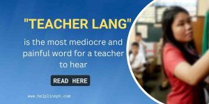 teacher lang