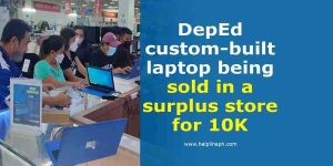 DepEd custom-built laptop