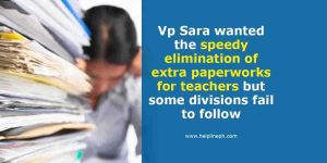 elimination of extra paperworks
