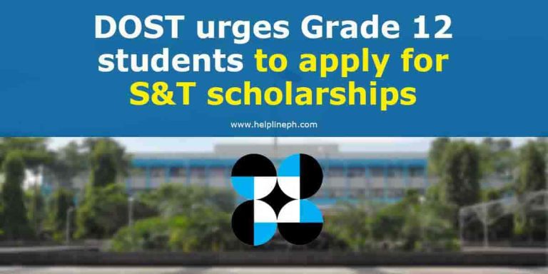 DOST urges Grade 12 students