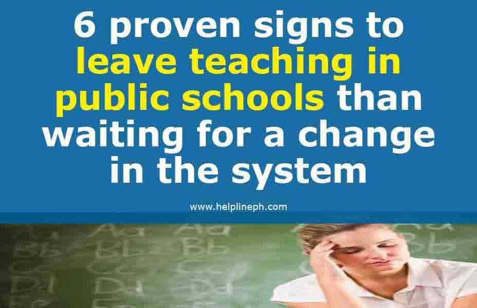 leave teaching