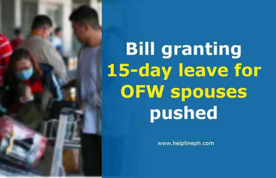 15-day leave for OFW spouses