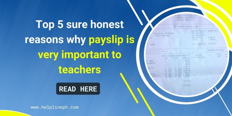 payslip is very important