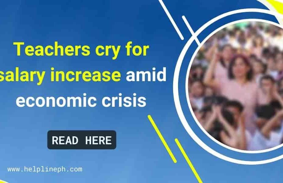 Teachers cry for salary increase