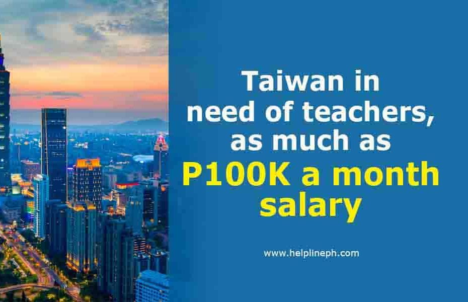 Taiwan in need of teachers