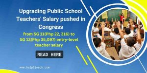 Upgrading Public School Teachers' Salary
