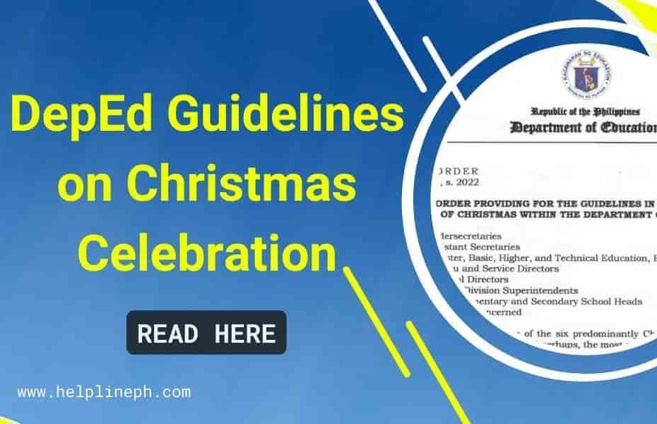 DepEd Guidelines on Christmas Celebration