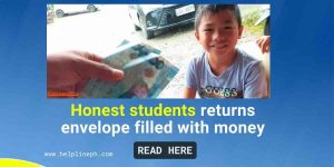 Honest students returns envelope filled with money