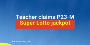 Super Lotto jackpot