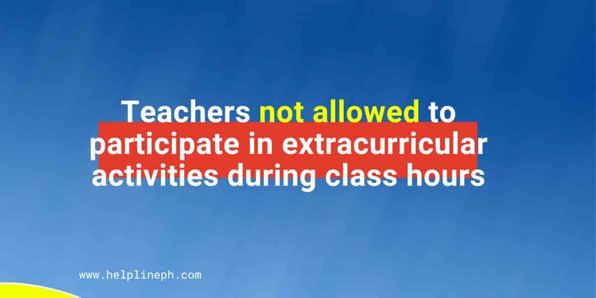 teachers-not-allowed-to-participate-in-extracurricular-activities