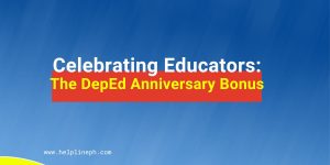DepEd Anniversary Bonus