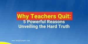 Why Teachers Quit