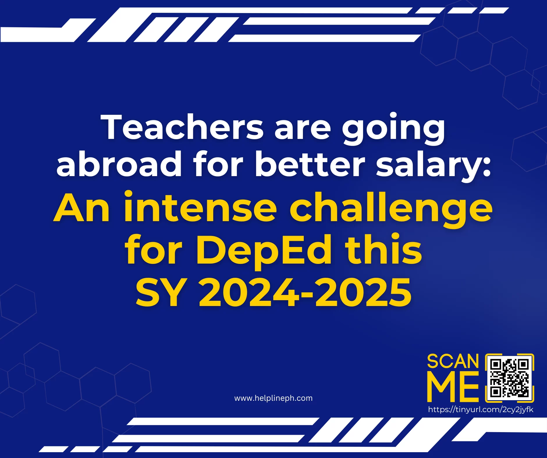 Teachers are going abroad