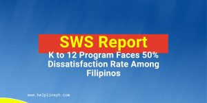 K to 12 Program Faces 50% Dissatisfaction Rate Among Filipinos