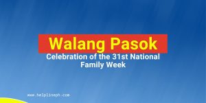 Celebration of the 31st National Family Week