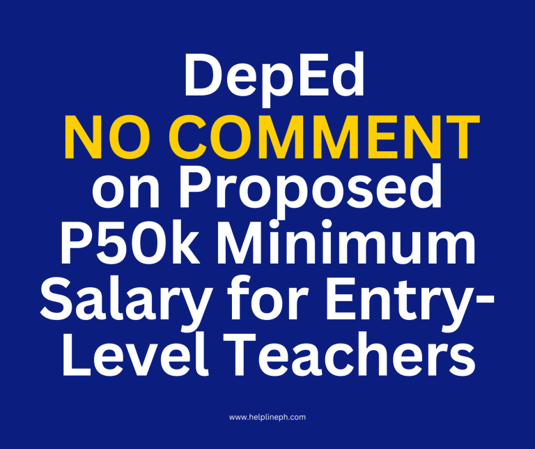 Proposed P50k Minimum Salary