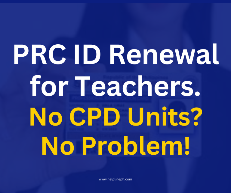 PRC ID Renewal for Teachers