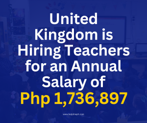 United Kingdom is Hiring Teachers