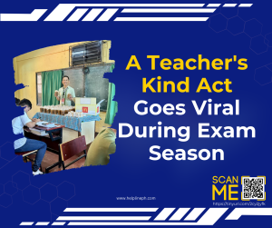 A Teacher's Kind Act Goes Viral During Exam Season