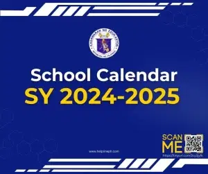 DepEd School Calendar SY 2024-2025