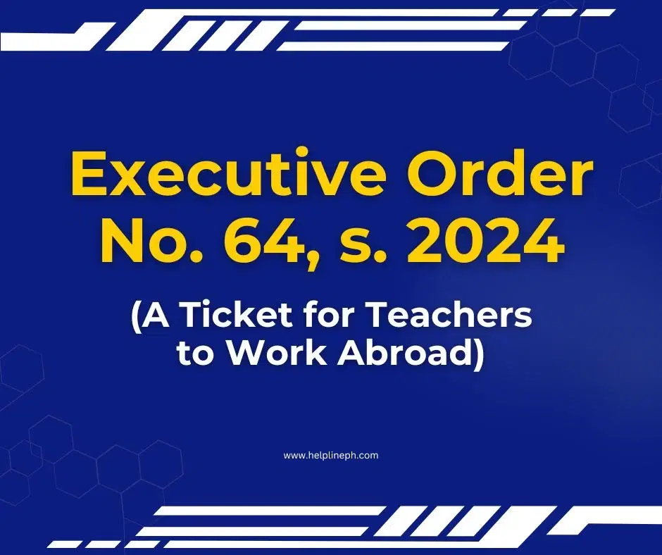 EO 64 Teacher Salary Increase