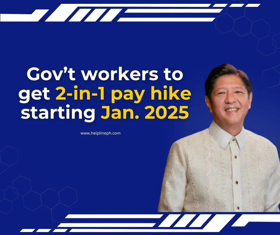 Government Workers to Receive Salary Increase Over Two Years | Helpline PH