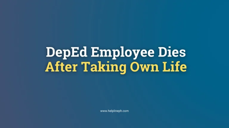 DepEd employee suicide case in Isabela, investigation ongoing - helplineph.com