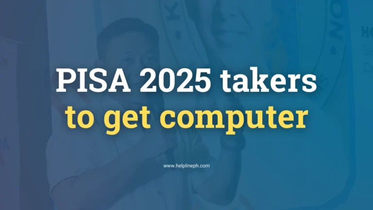 DepEd Secretary Sonny Angara discussing the distribution of computers to 200 schools for PISA preparation - helplineph.com