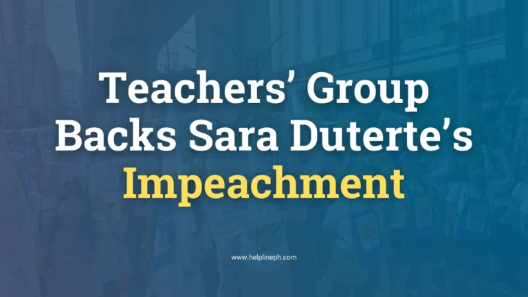 Teachers’ Group Strongly Backs Sara Duterte’s Impeachment