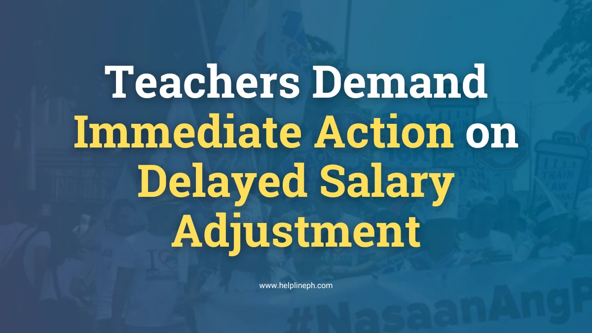 ACT teachers rally for delayed salary increase, urging DBM to act on SSL VI implementation.