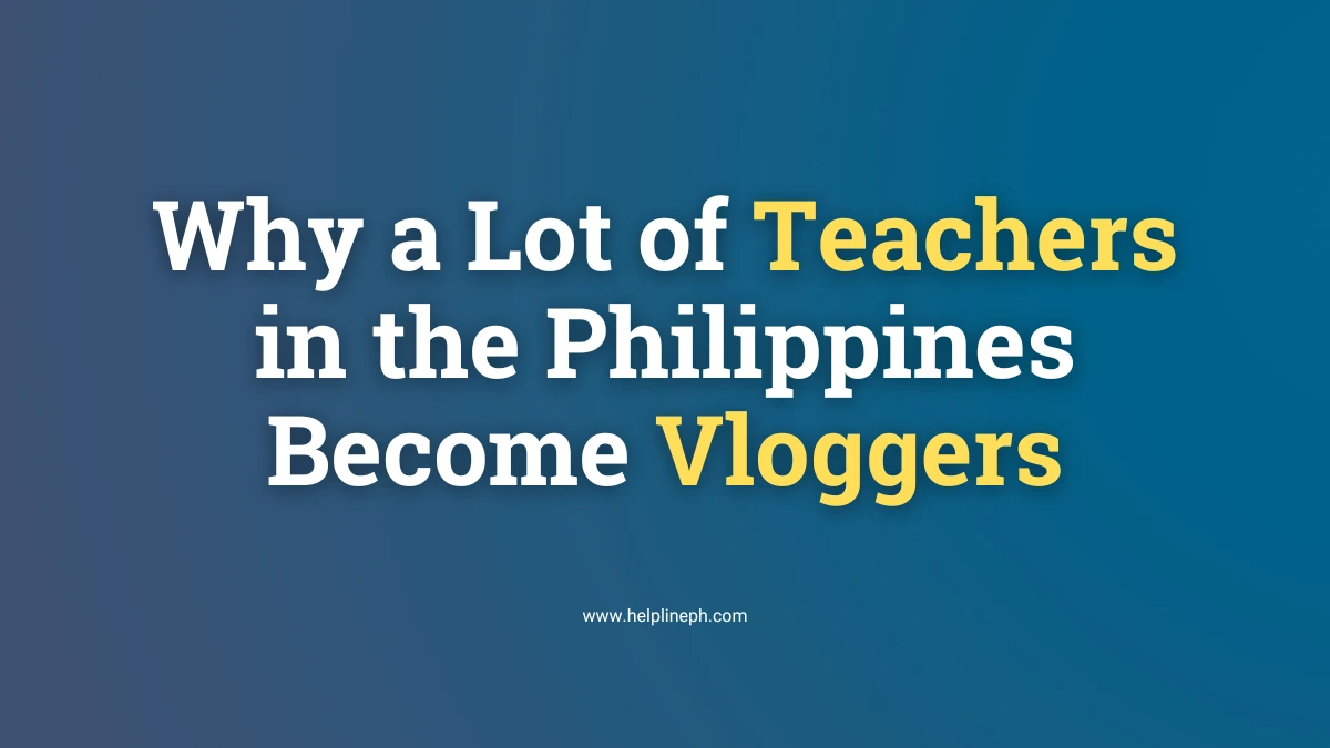 Filipino teachers vlogging to relax, share knowledge, and earn extra income while managing their teaching duties.