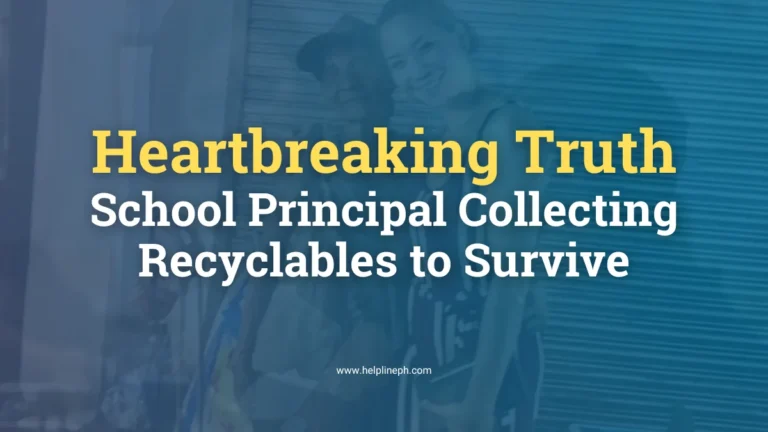 Former school principal collecting recyclables reunited with student in Morong, Rizal