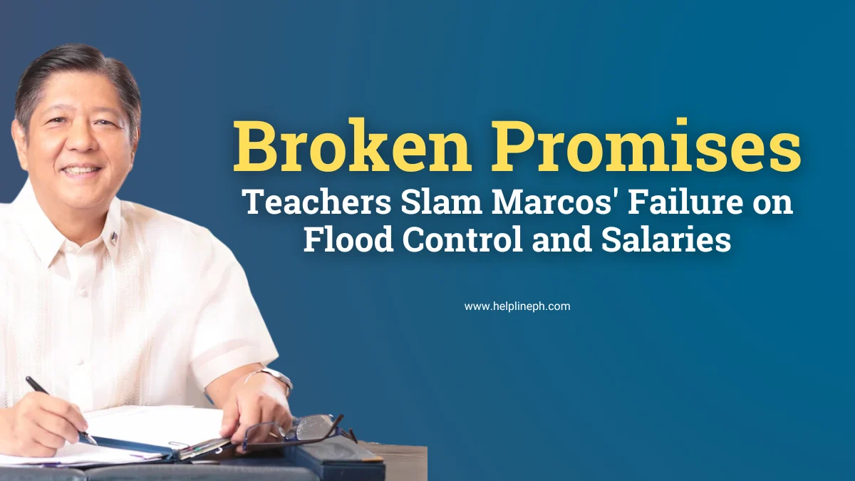 President Marcos criticized over broken promises on flood control and teacher salary in SONA 2024