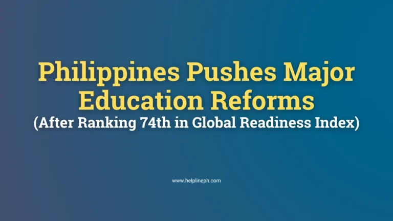 DepEd pushes education reforms after Philippines ranks 74th in Global Education Futures Readiness Index 2025