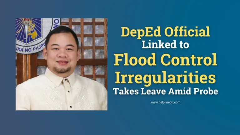 DepEd Undersecretary Trygve Olaivar takes voluntary leave amid flood control irregularities investigation