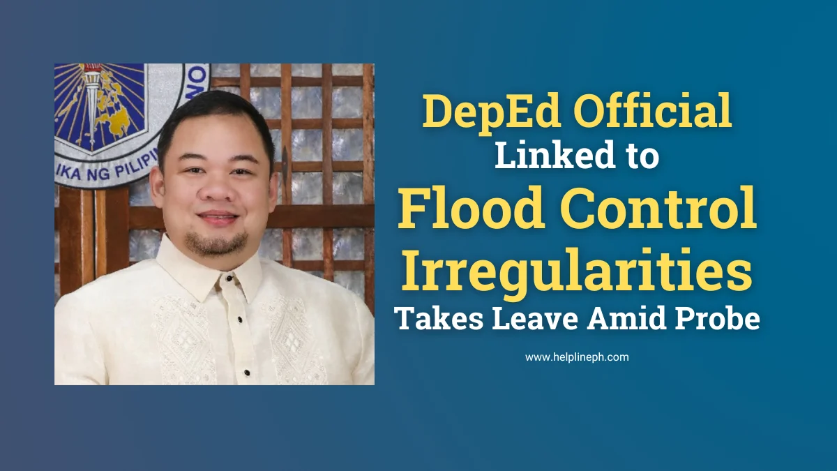 DepEd Undersecretary Trygve Olaivar takes voluntary leave amid flood control irregularities investigation