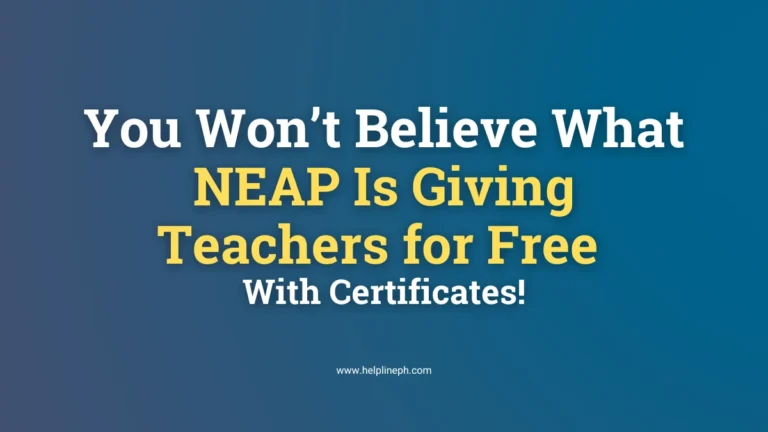 NEAP teacher training offers free LinkedIn Learning courses and certificates for Filipino educators on helplineph.com