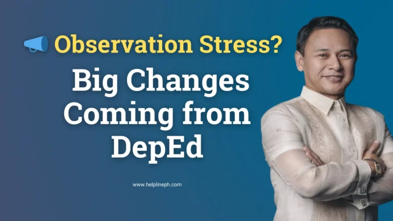 DepEd reviewing classroom observation policy after teacher's death in Muntinlupa, 2026