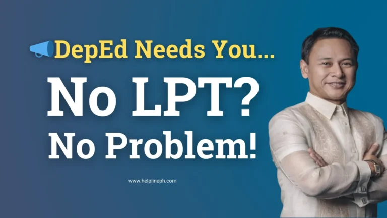 Fresh graduates can teach without LPT through DepEd ARAL Program