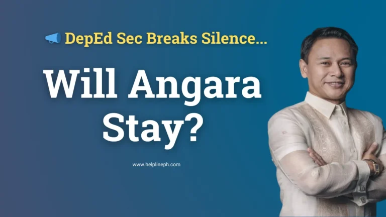 DepEd Secretary Sonny Angara speaks out about 2026 cabinet reshuffle rumors