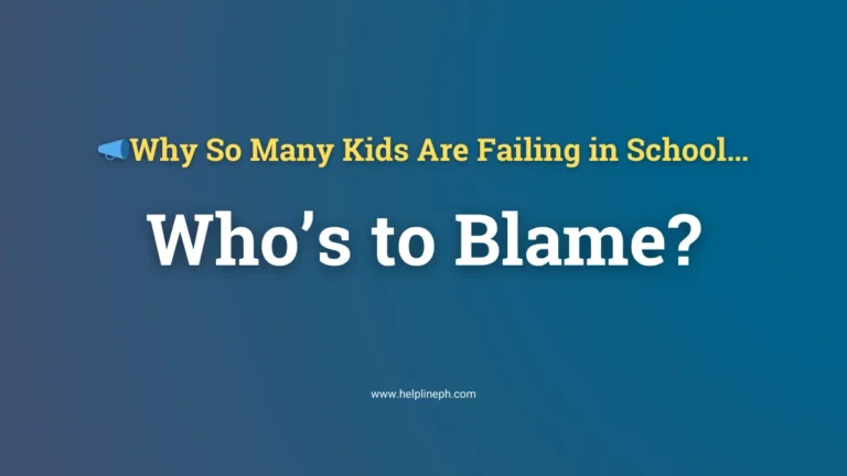 Filipino students in classroom highlighting why early learning is failing in the Philippines