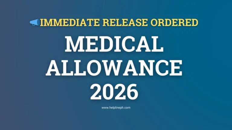 DepEd orders immediate release of teachers’ 2026 medical allowance through payroll
